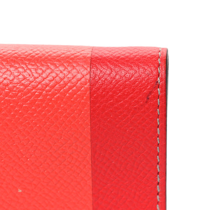 Hermes Epsom Tri-Color Vision II Agenda Cover Gris Mouette Rose Jaipur Rouge Casaque 7 of 7