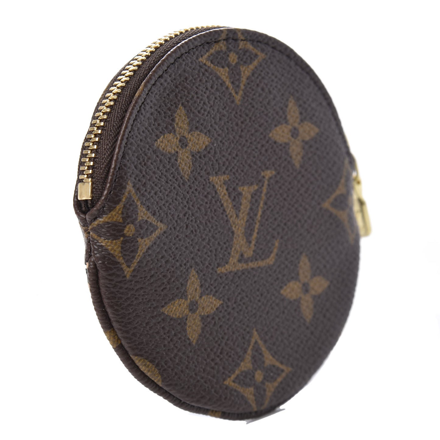 Monogram 2019 Christmas Animation Round Coin Purse Blue