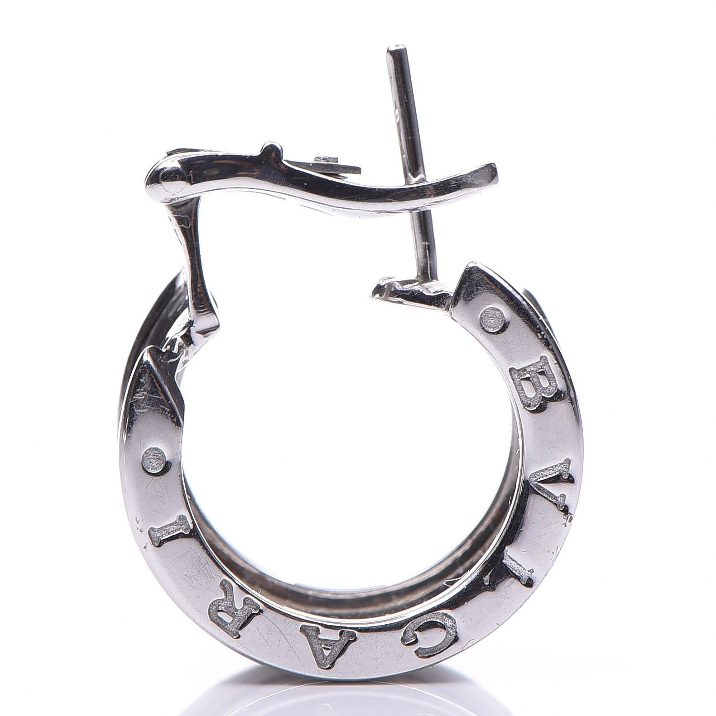 18K White Gold B.Zero1 Hoop Earrings