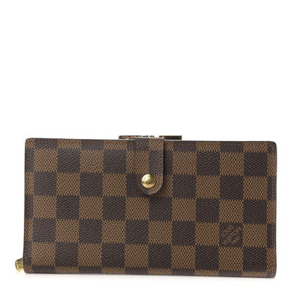 Louis Vuitton Damier Ebene Continental French Purse Wallet 1 of 8
