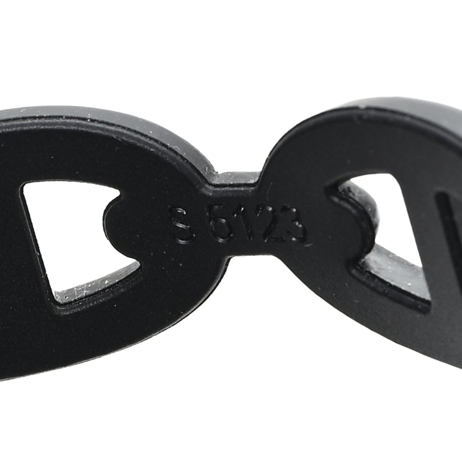 Hermes Rubber Chaine d'Ancre Island Sandals 38 Black 9 of 10
