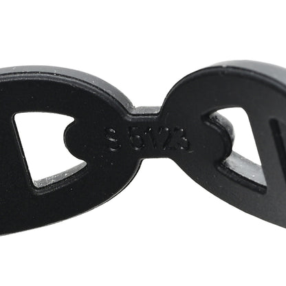 Hermes Rubber Chaine d'Ancre Island Sandals 38 Black 9 of 10