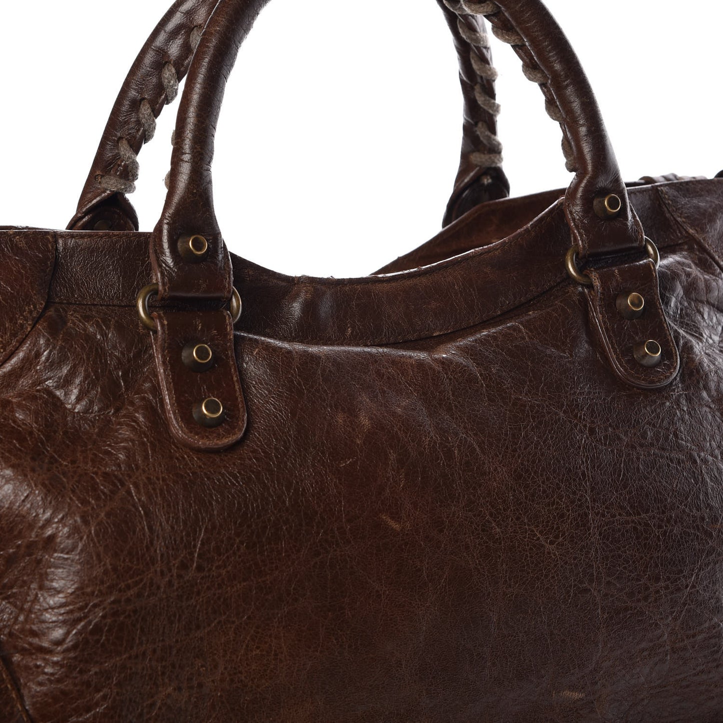Agneau Classic Hardware City Olive Brown
