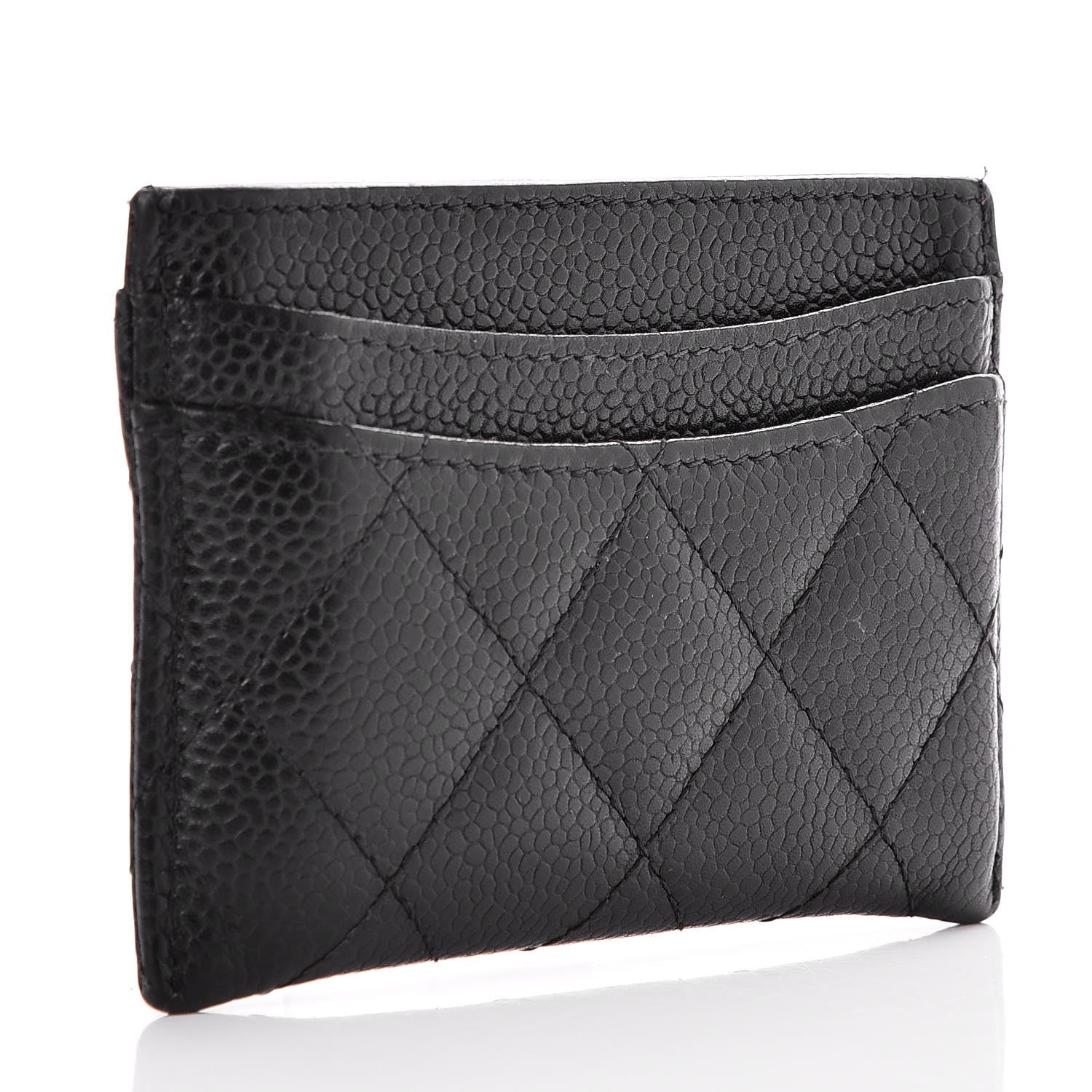 Chanel Caviar Quilted Card Holder Black 3 of 9