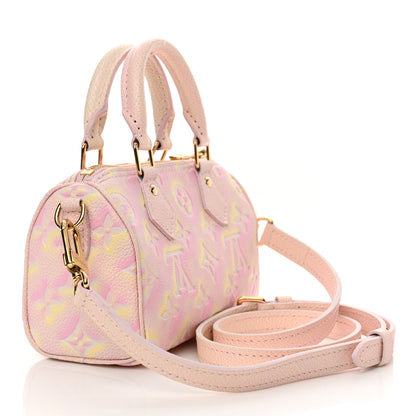 Louis Vuitton Empreinte Monogram Summer Stardust Nano Speedy Pink 3 of 9