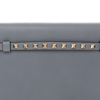 Valentino Garavani Nappa Rockstud Wristlet Clutch London Blue 8 of 8