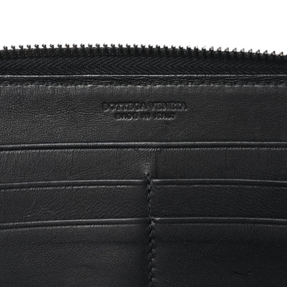 Bottega Veneta Nappa Intrecciato Zip Around Wallet Black 6 of 7