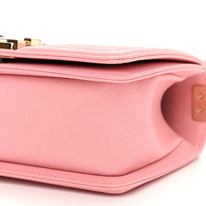 Chanel Caviar Quilted Small Boy Flap Pink 10 of 10