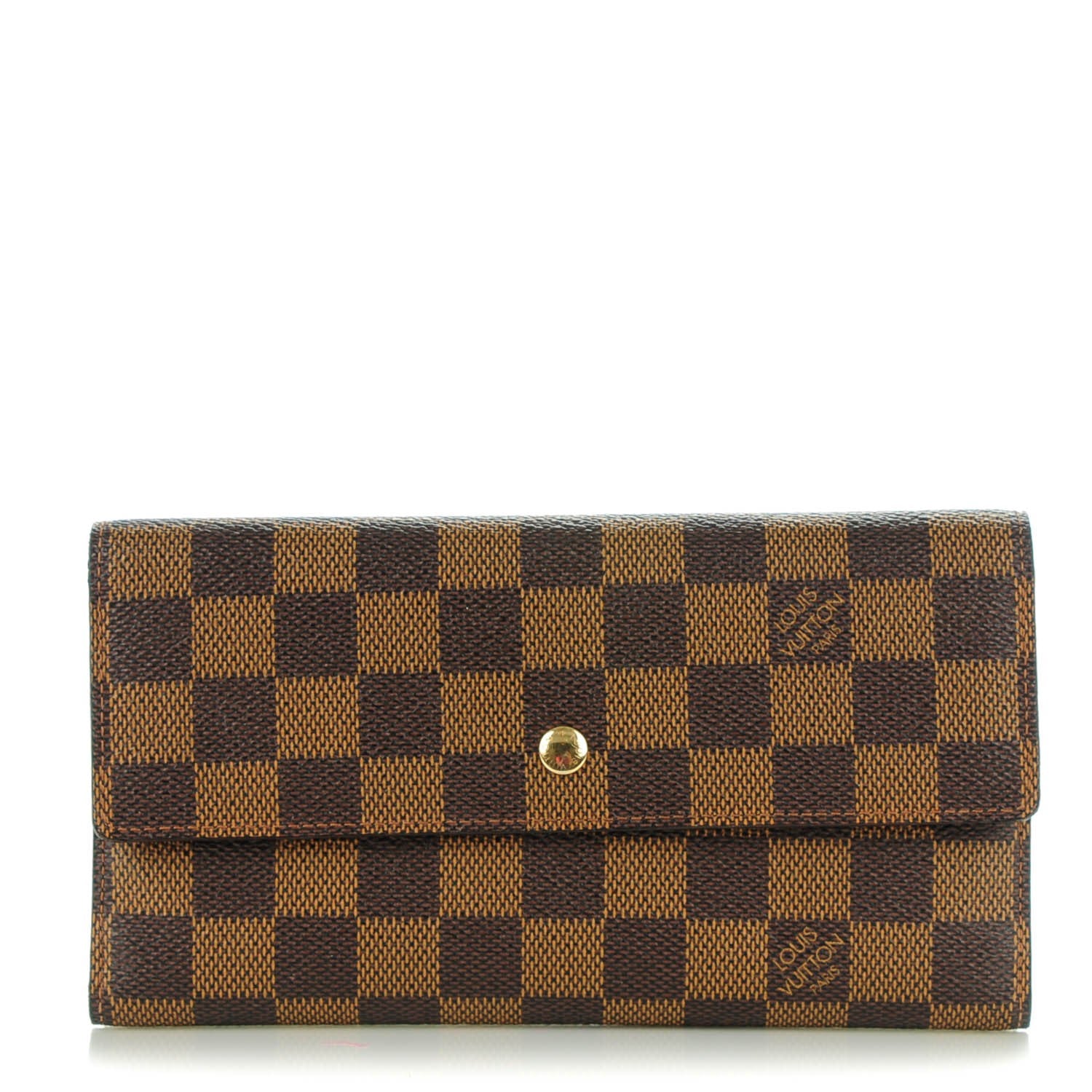 Louis Vuitton Damier Ebene Porte Tresor International Wallet 1 of 7