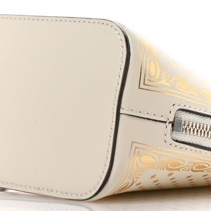Gucci X SEGA Calfskin GUCCY Stars Mini Dome Shoulder Bag Mystic White Gold 10 of 10