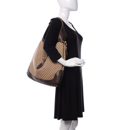 Gucci Diamante Large New Jackie Shoulder Bag Dark Brown 3 of 11
