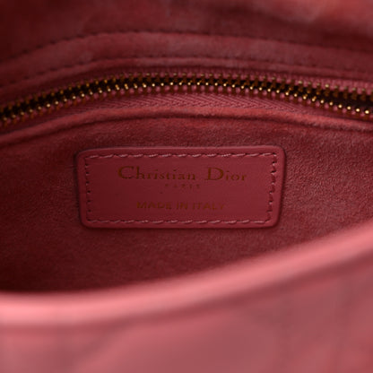Christian Dior Lambskin Cannage Mini Lady Dior Pink 6 of 10