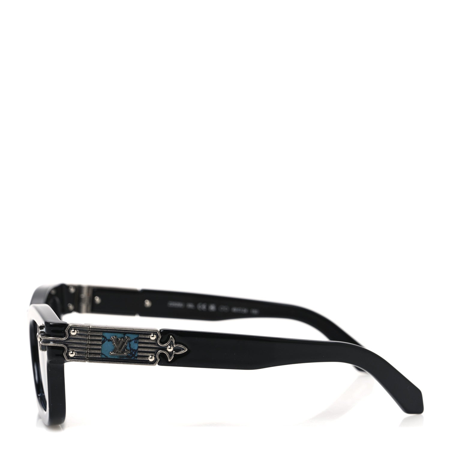 Louis Vuitton Acetate LV Arabesque Sunglasses Z2529U Black 3 of 7