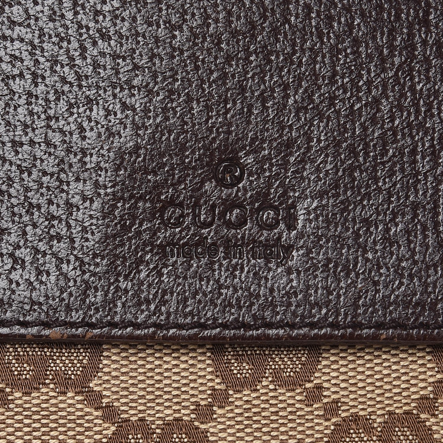 Gucci GG Monogram Double Pocket Belt Bag Dark Brown 6 of 8