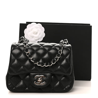 Chanel Caviar Quilted Mini Square Flap Black 10 of 10