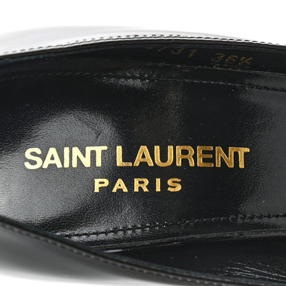 Saint Laurent Patent Calfskin Zoe 85 Pumps 36.5 Black 9 of 11