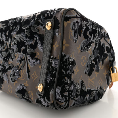 Louis Vuitton Monogram Fleur De Jais Sequins Speedy 30 10 of 10