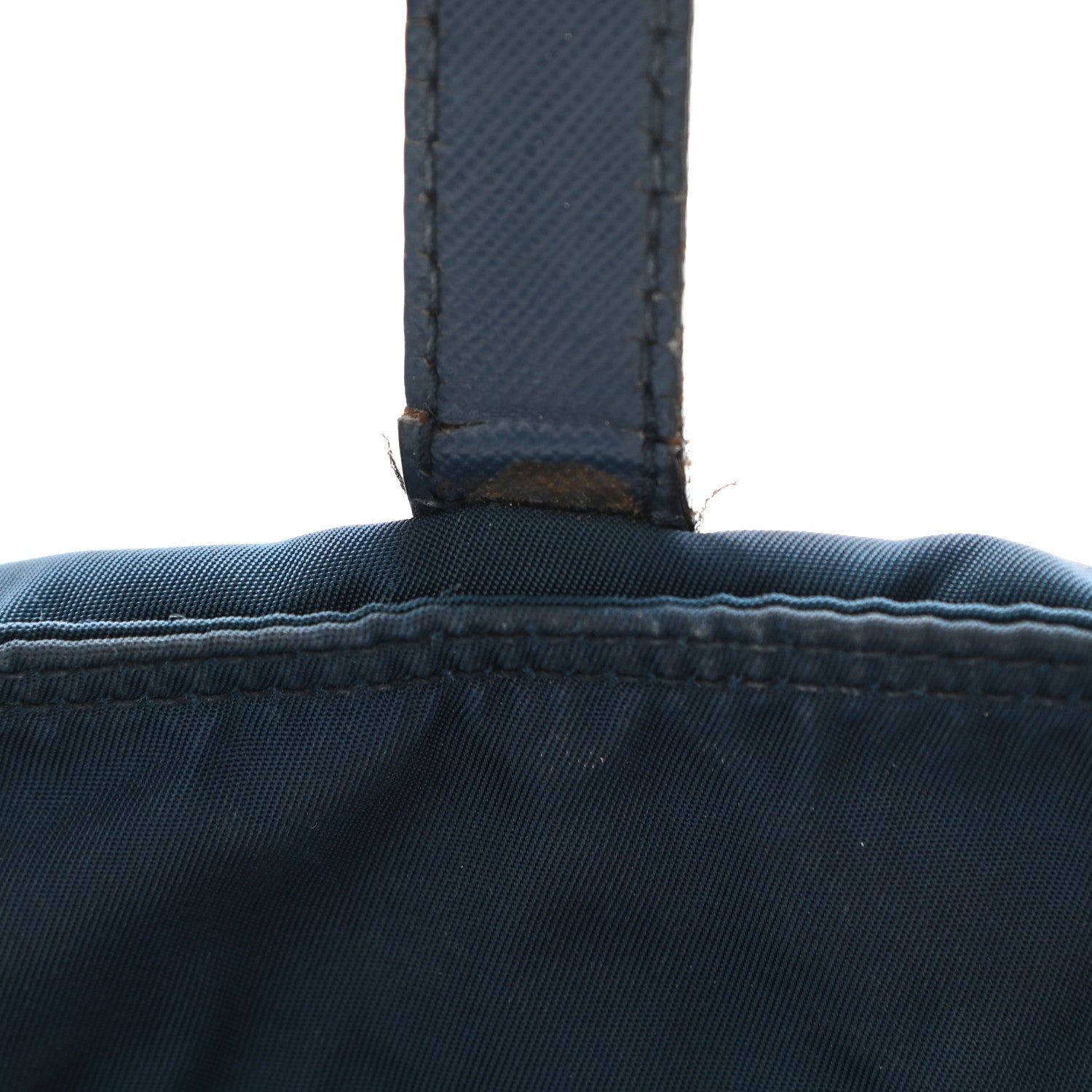 Prada Tessuto Nylon Tote Blue 9 of 16