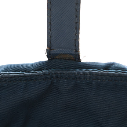 Prada Tessuto Nylon Tote Blue 9 of 16
