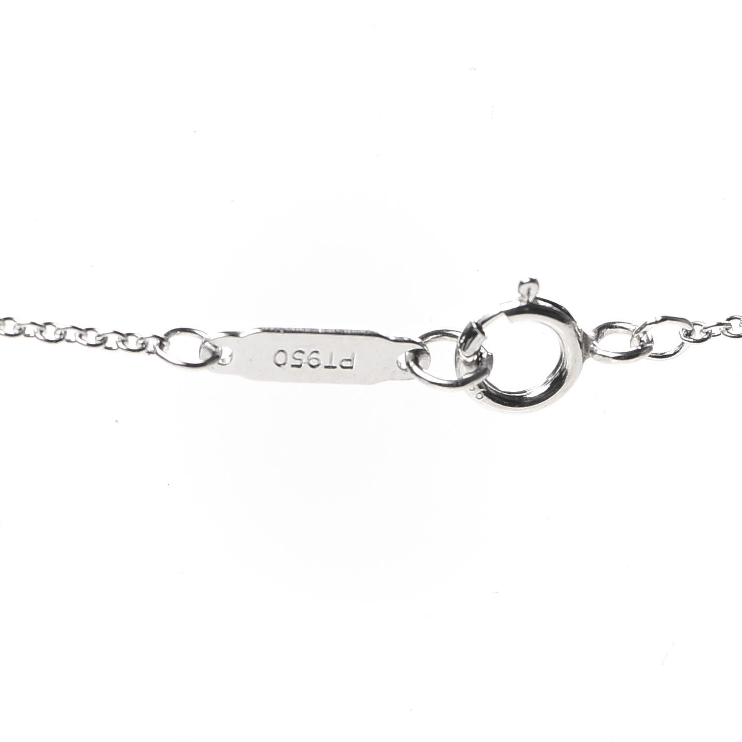 Tiffany Platinum Diamond .30ctw Aria Pendant Necklace 5 of 5
