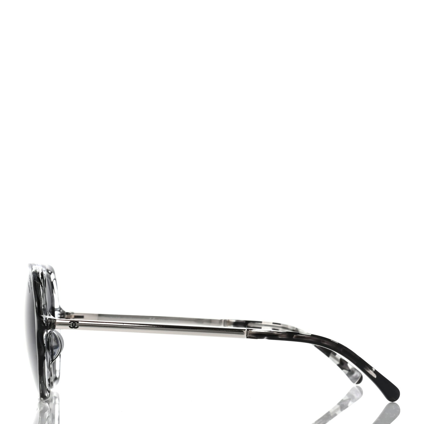 Acetate Polarized Oversized CC Sunglasses 5345-A Black Grey