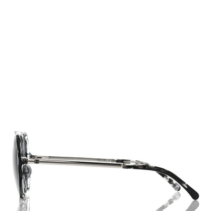 Chanel Acetate Polarized Oversized CC Sunglasses 5345-A Black Grey 3 of 8