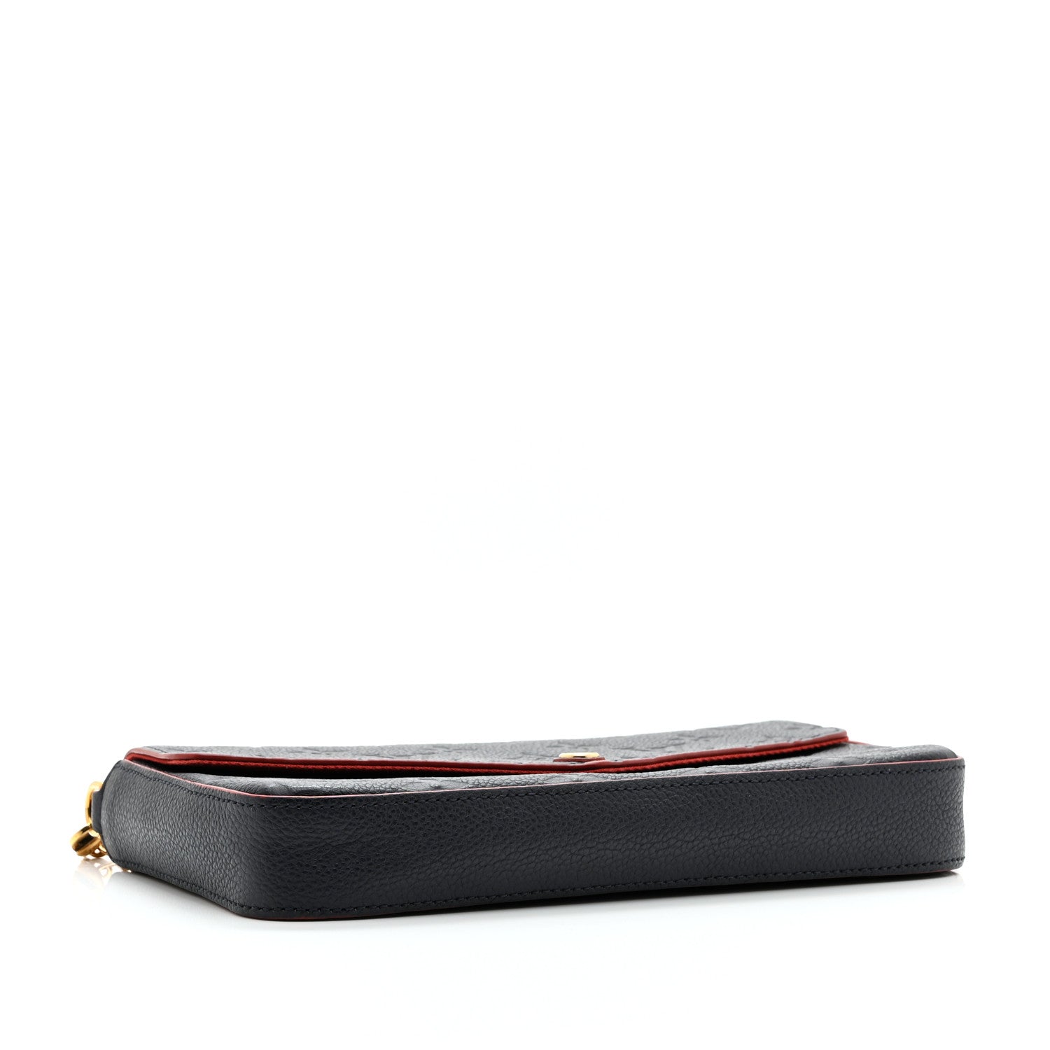 Louis Vuitton Empreinte Pochette Felicie Chain Wallet Marine Rouge 5 of 11