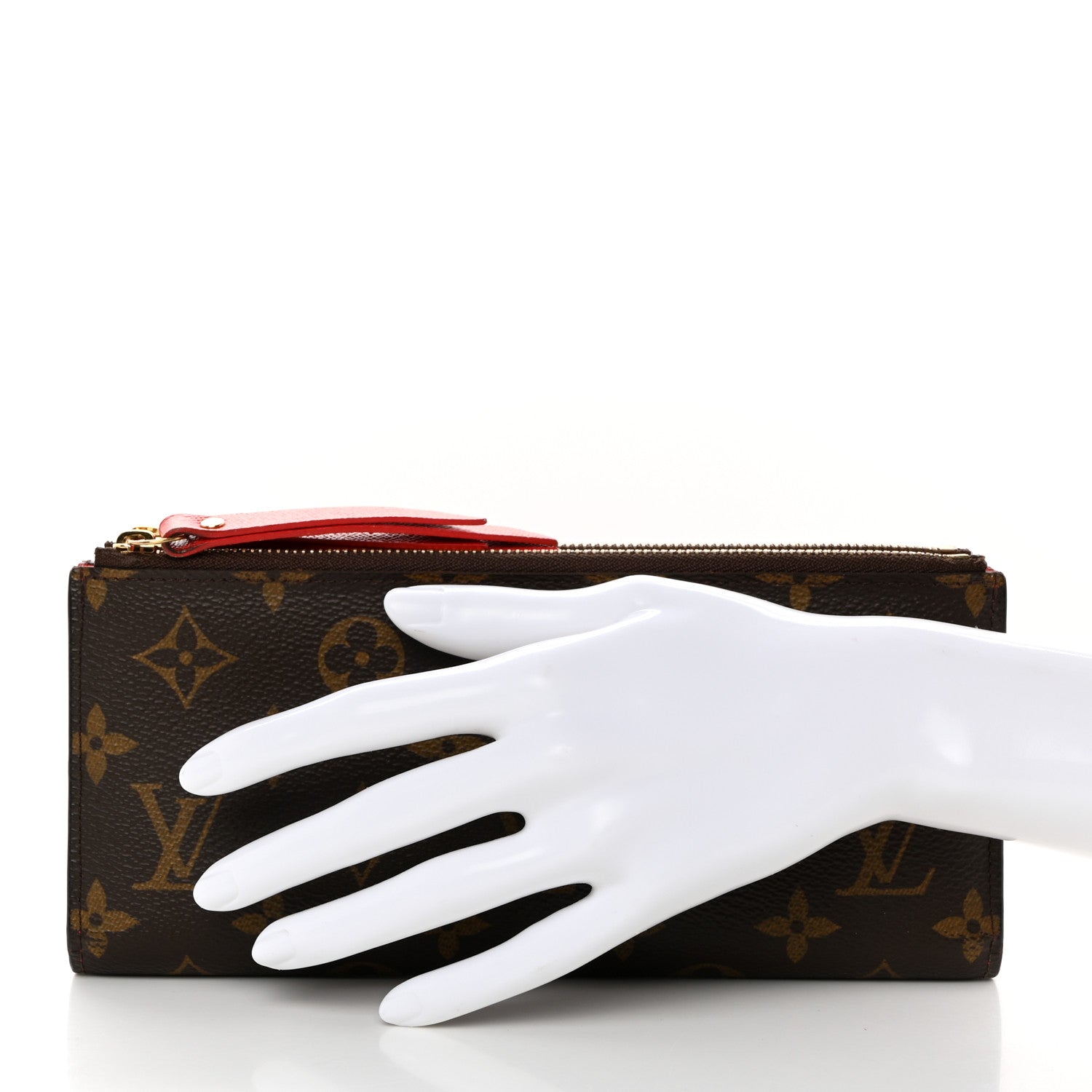 Louis Vuitton Monogram Adele Wallet Coquelicot 2 of 9