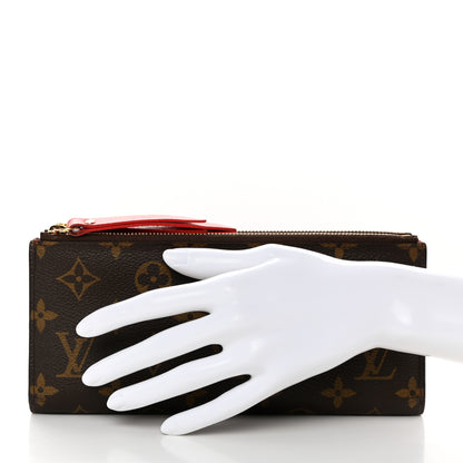Louis Vuitton Monogram Adele Wallet Coquelicot 2 of 9
