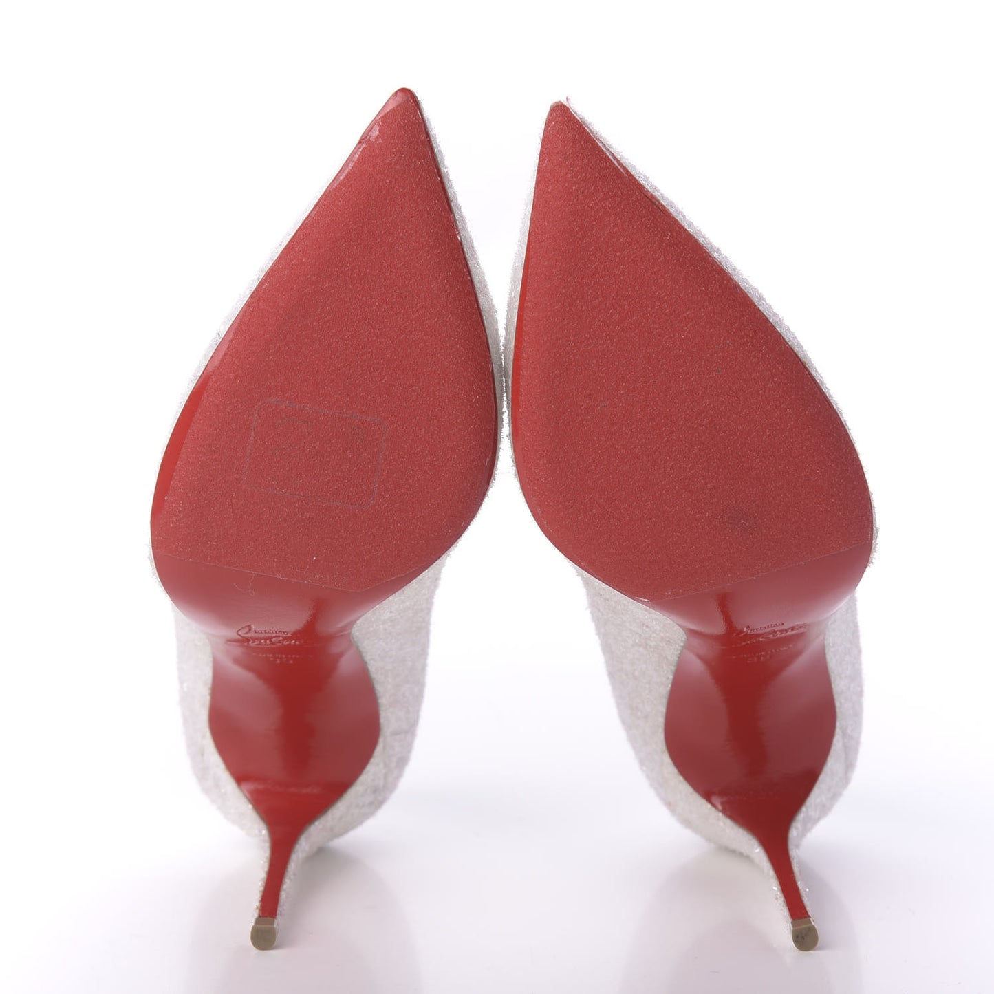 Glitter Givre Pigalle Follies 100 Pumps 39 White