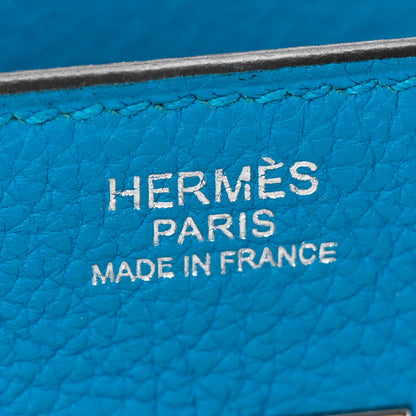 Hermes Togo Verso Birkin 30 Bleu Zanzibar Malachite 6 of 13