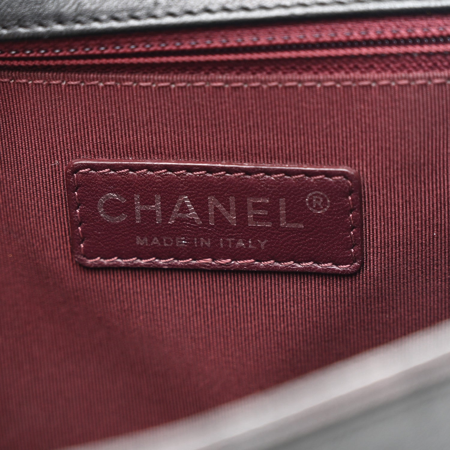 Chanel Crumpled Lambskin New Medium Studded Boy Flap Black 6 of 10