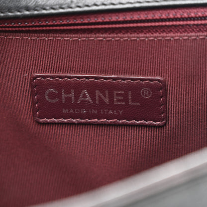 Chanel Crumpled Lambskin New Medium Studded Boy Flap Black 6 of 10