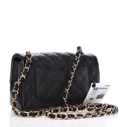 Chanel Caviar Quilted Mini Rectangular Flap Black 3 of 8