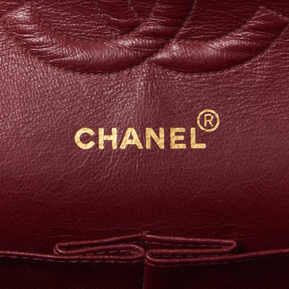 Chanel Lambskin Quilted Medium Double Flap Black 7 of 9
