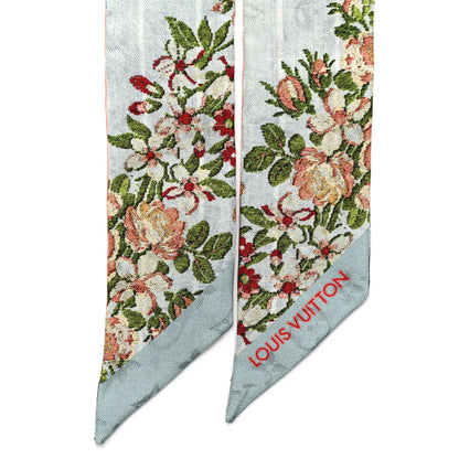 Louis Vuitton Silk Monogram Flowers XVIII BB Bandeau 2 of 4