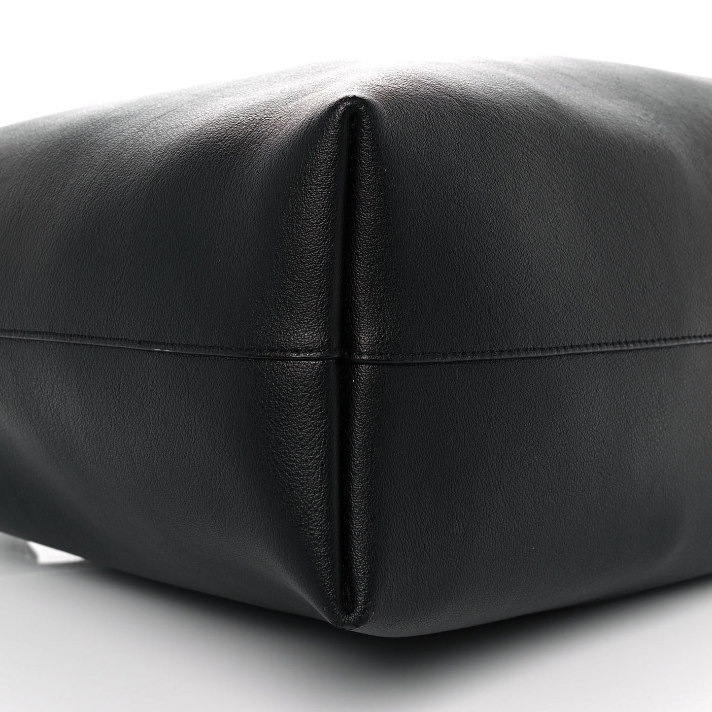 Calfskin Large Shopping Tote Black