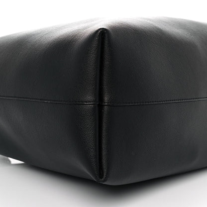 Saint Laurent Calfskin Large Shopping Tote Black 8 of 9