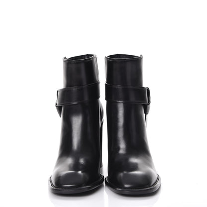 Louis Vuitton Calfskin Belted Ankle Boots 41 Black 2 of 10