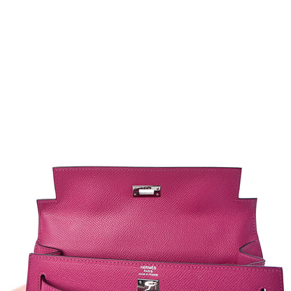 Hermes Epsom Kelly Sellier 25 Rose Pourpre 9 of 41