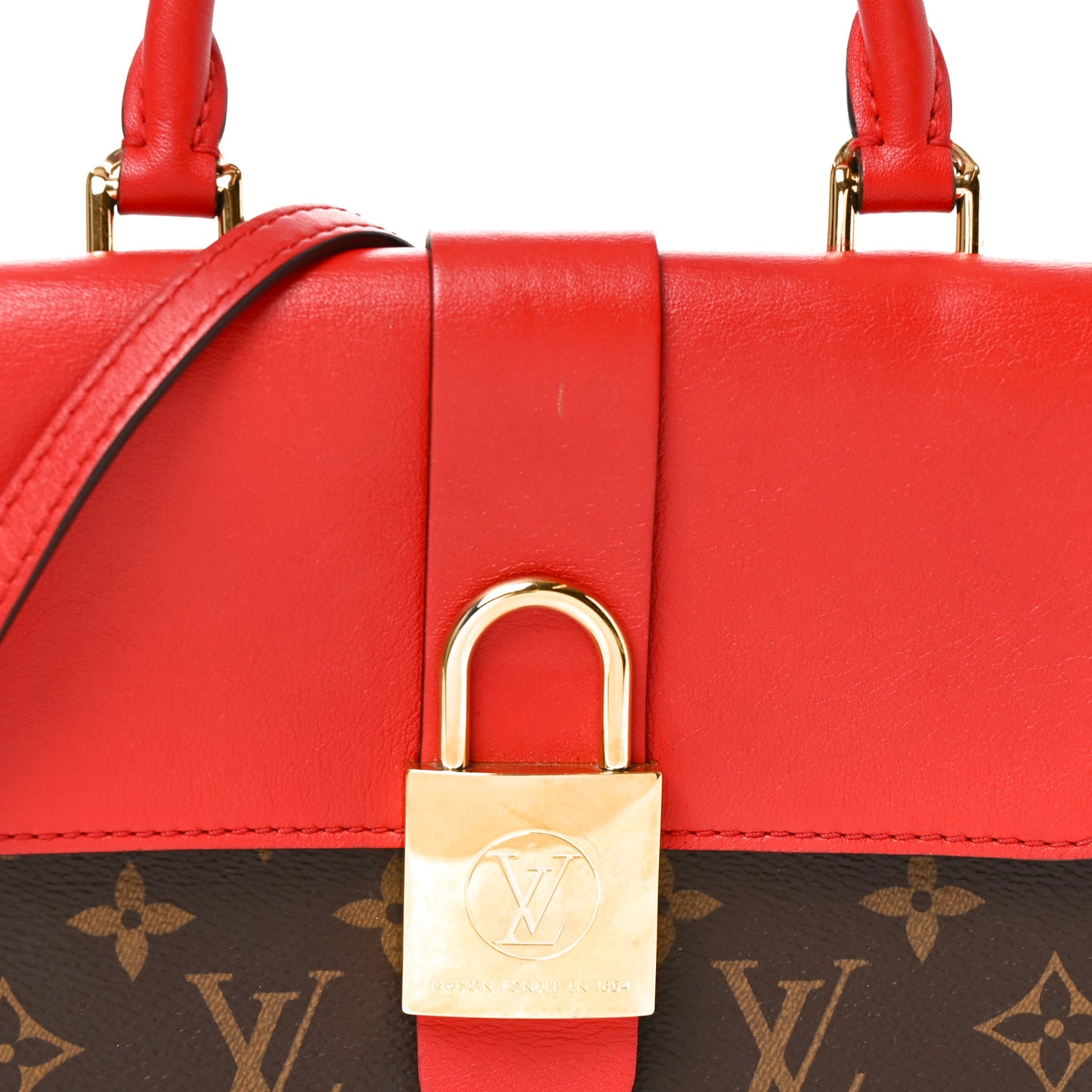 Monogram Locky BB Coquelicot