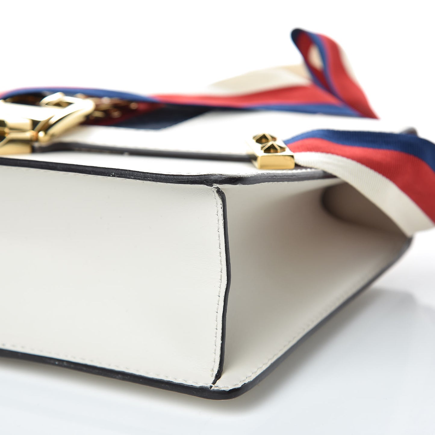 Calfskin Small Sylvie Shoulder Bag Off White