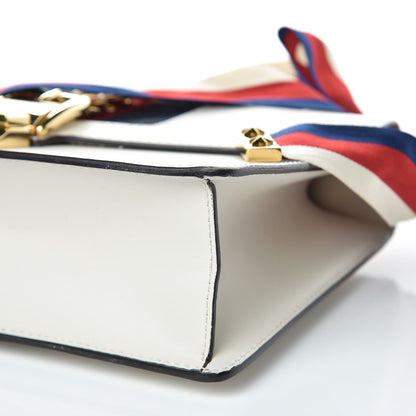 Gucci Calfskin Small Sylvie Shoulder Bag Off White 9 of 9