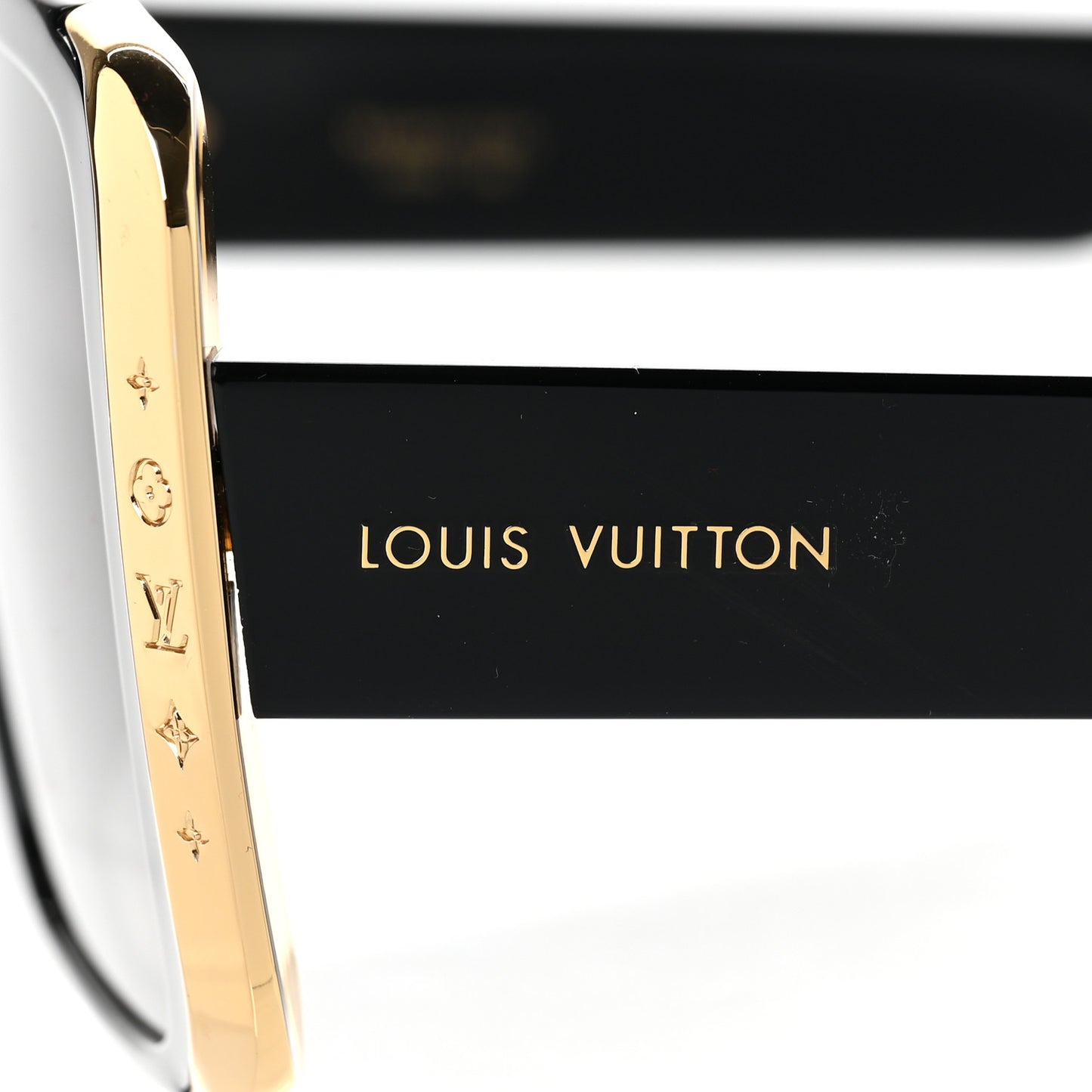 Acetate LV Moon Square Sunglasses Z1664W Black