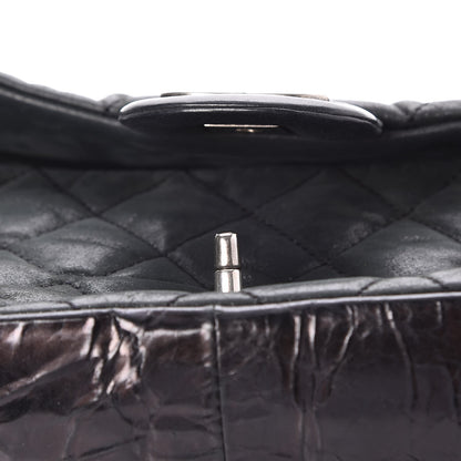 Chanel Iridescent Calfskin Medium In The Mix Flap Black 9 of 9
