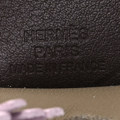 Hermes Milo Lambskin Grigri Rodeo Pegase Horse Bag Charm PM Beige Marfa Mauve Pale Moka 3 of 5