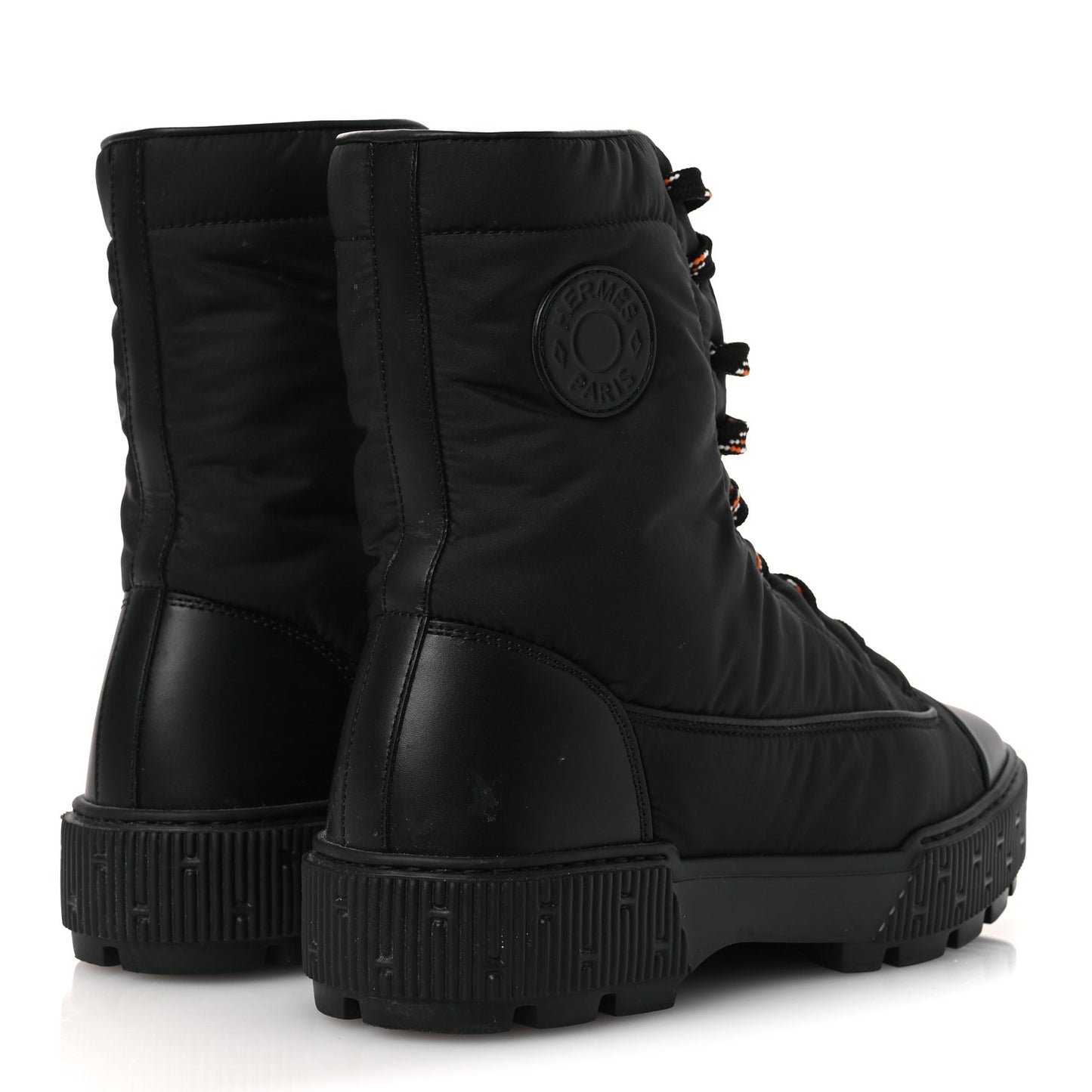 Calfskin Parachute Fresh Ankle Boots 38 Black