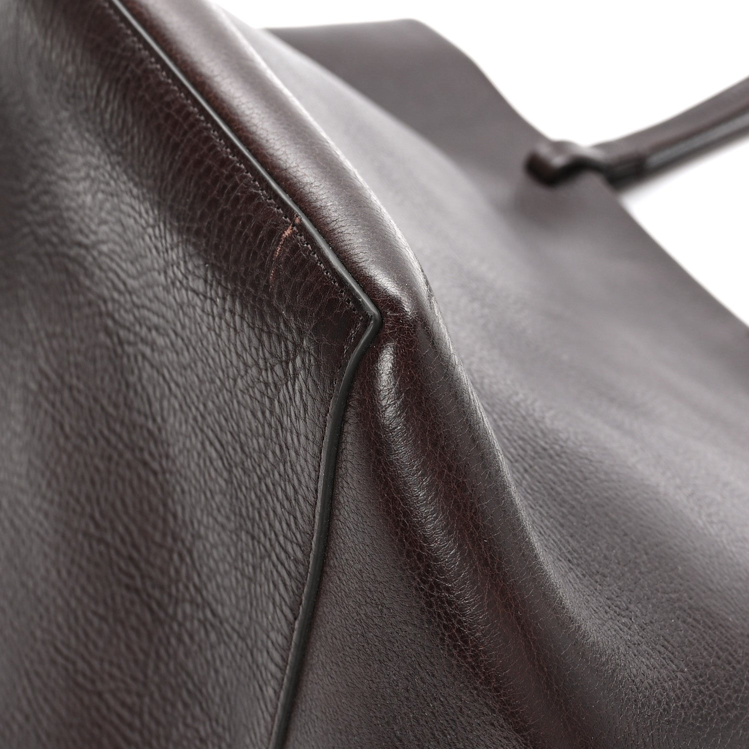 The Row Grained Calfskin Park Tote Three Brown Ans 12 of 13