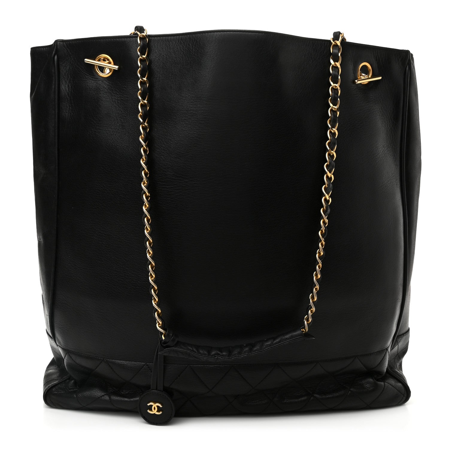 Chanel Lambskin Shoulder Bag Black 1 of 10