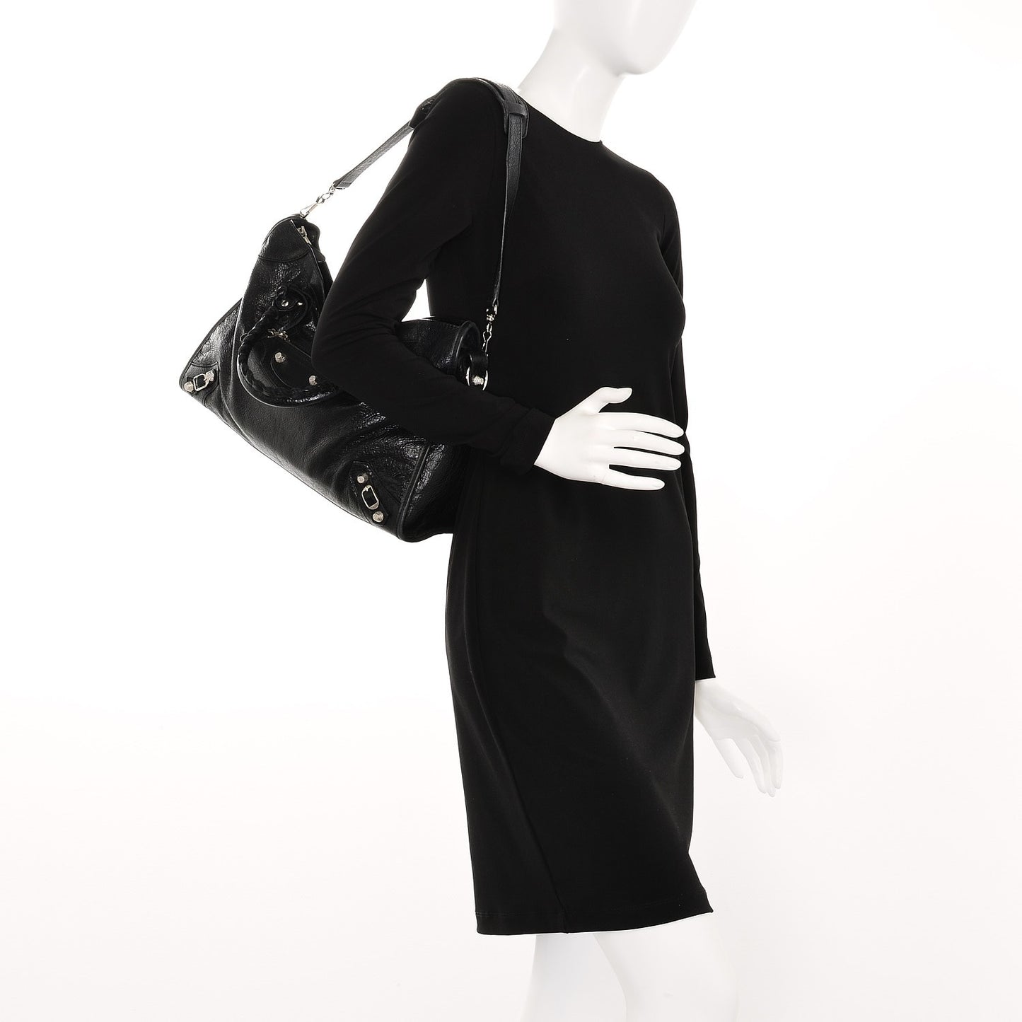 Agneau Giant 12 Silver Hardware City Black